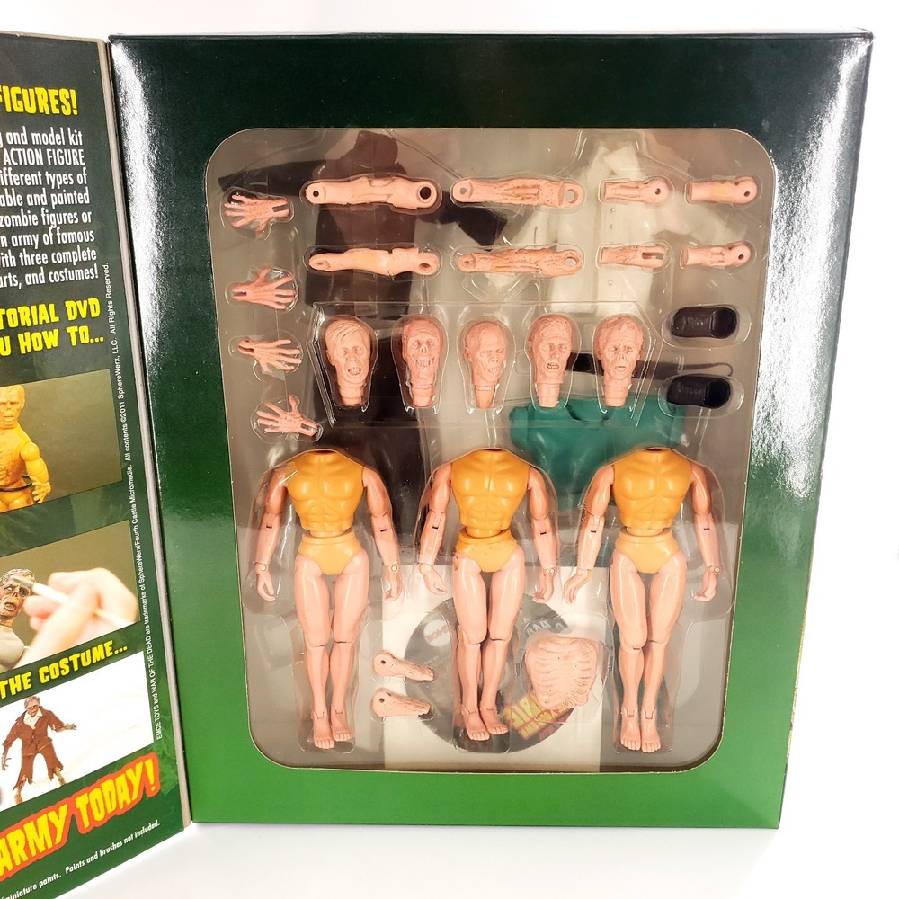 War of the Dead Create Your Own Zombie 1/9 Scale Figures Brand New Open Box - Picture 2 of 13
